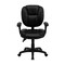 Flash Furniture Leather Contemporary Chair, 18-1/4" to 21-1/2", Adjustable Arms, Black LeatherSoft GO-930F-BK-LEA-ARMS-GG - alternate 7